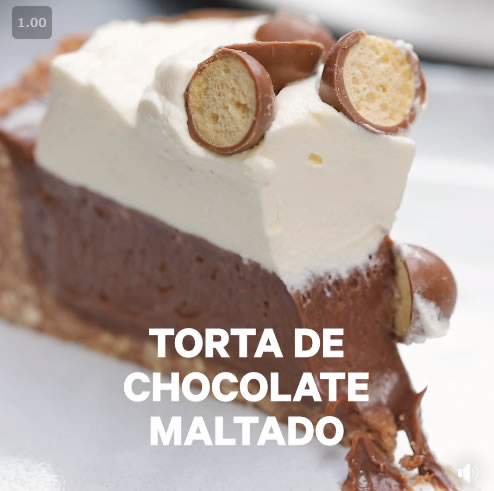 Torta de Chocolate Maltado